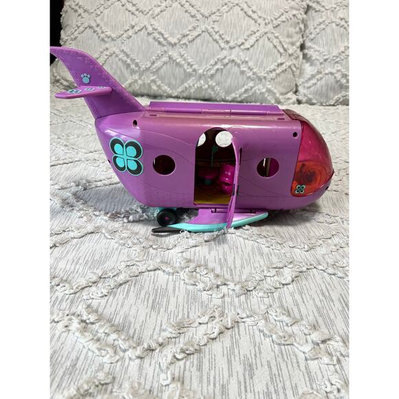Littlest Pet Shop Blythe Pet Jet Airplane Purple Hard to Find Vintage Retired - Picture 1 of 9